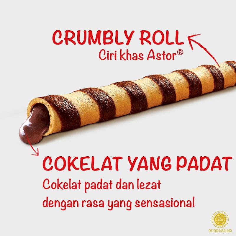 Astor Wafer Double Coklat 4