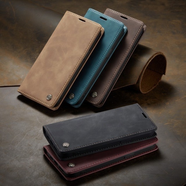 Myroots Caseme Iphone 12 Pro Max Leather Flip Wallet Case 