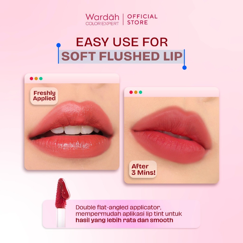 Wardah Airbrush Lip Tint 01 Roseivy
