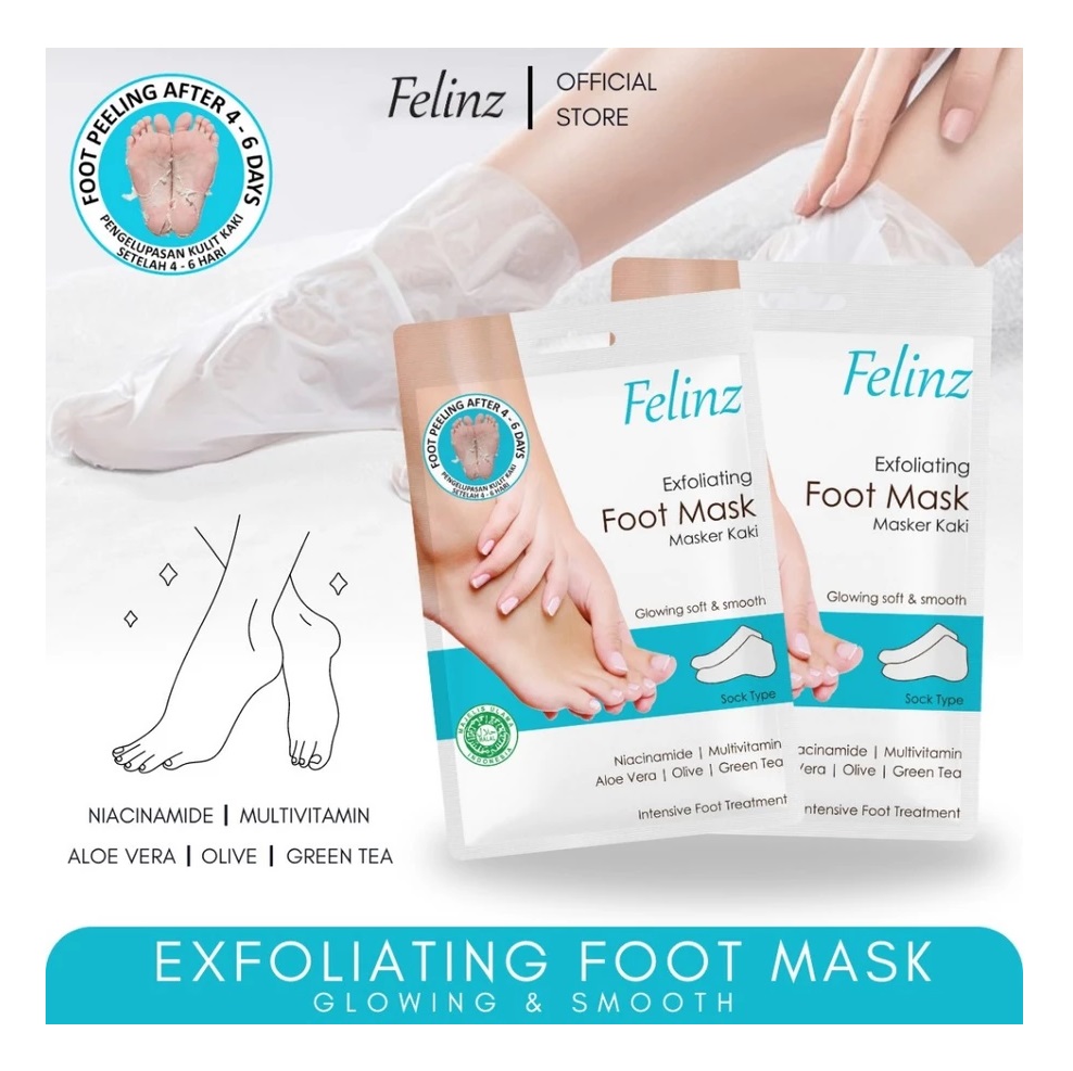 CAKRA DAYA MAKMUR Felinz Exfoliating Foot Mask 