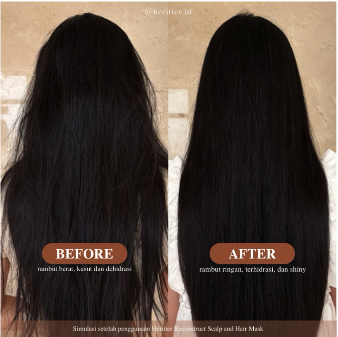 Heritier Indonesia Heritier Reconstruct Scalp and Hair Mask