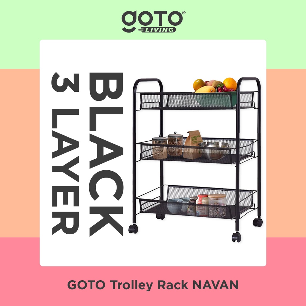 GOTO Living Navan Rolling Storage Cart