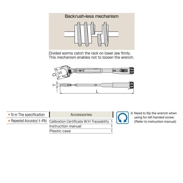  TONE Monkey Torque Wrench TMWM15