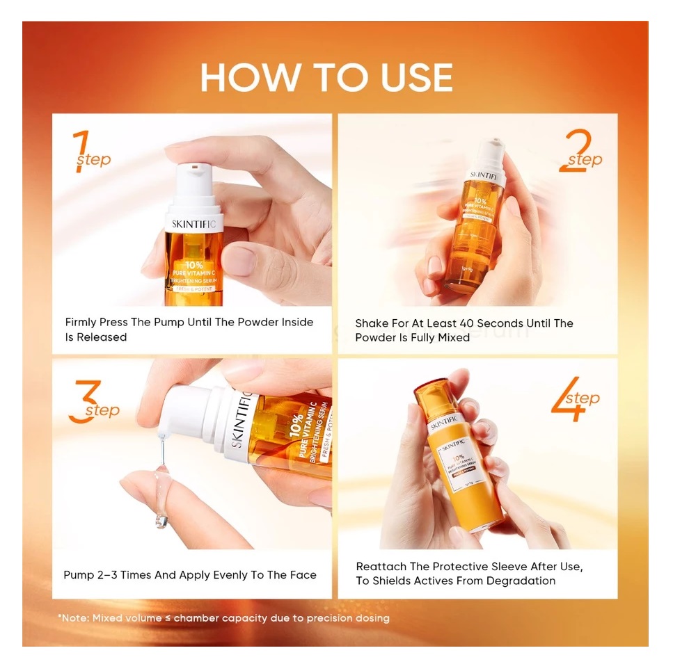 SKINTIFIC Cosmetics SKINTIFIC 10% Pure Vitamin C Fresh Brightening Serum