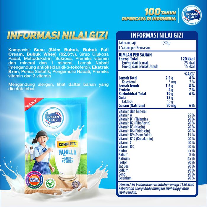 Frisian Flag Indonesia Frisian Flag Kompleta Vanila