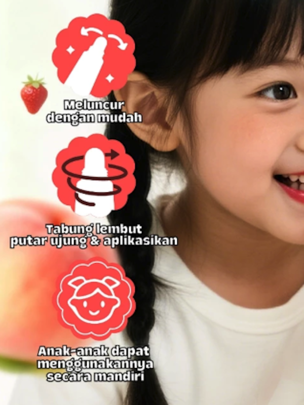 Hegerbaby Berryblush Baby Lip Gloss Merah Stroberi 4