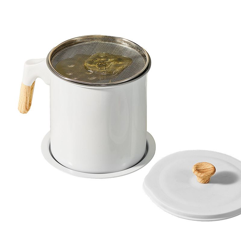  Oil Pot Wadah Penyaring Minyak Warna Pastel