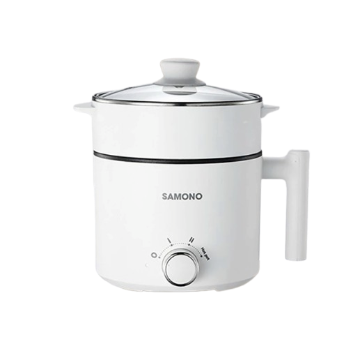 Samono Panci Listrik Multifungsi + Steamer Stainless ｜ SW-DG04S