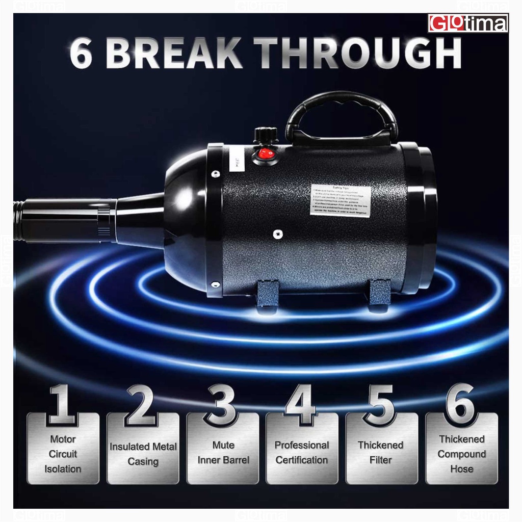 Global Titan Optima Glotima Pet Hair Dryer  GL28 