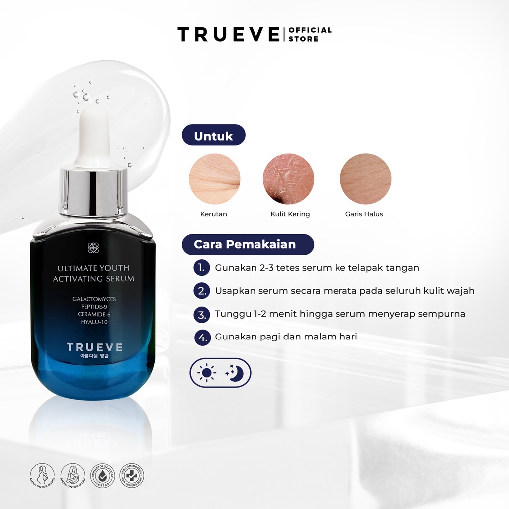 Natura Deca Kosmetika TRUEVE Ultimate Youth Activating Serum