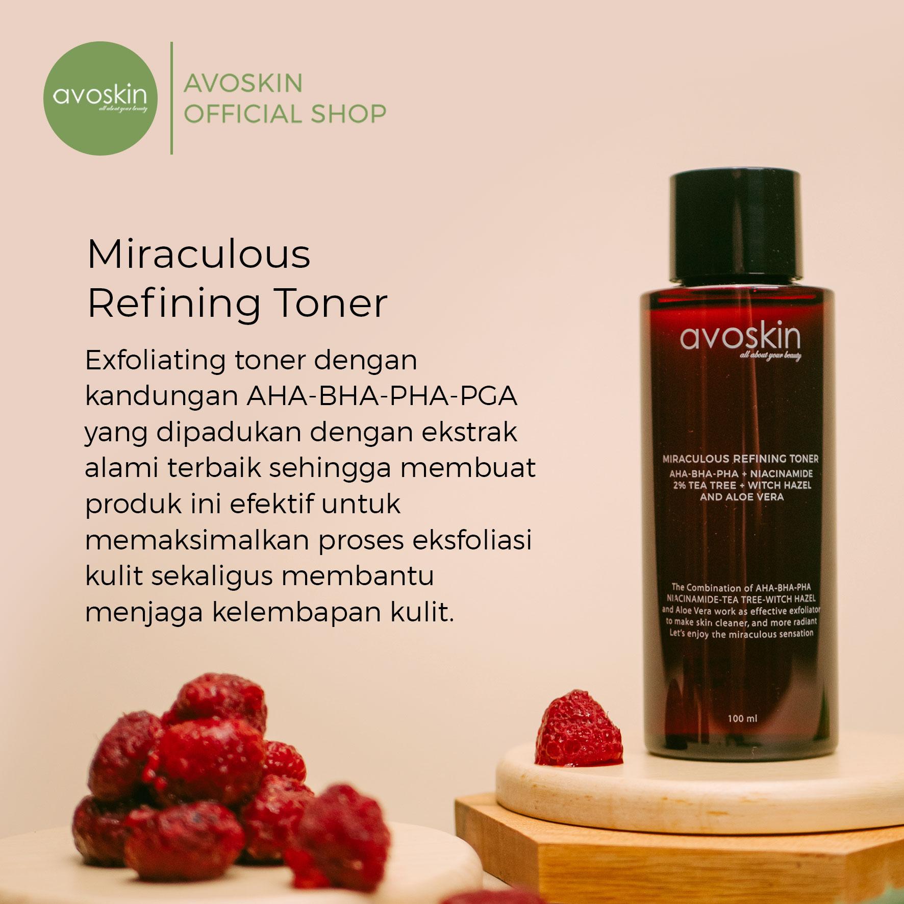 Avoskin Toner Miraculous Refining 