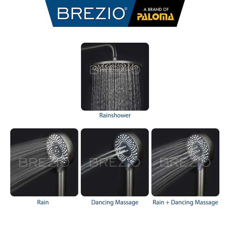 Brezio Wall Faucer Shower 3