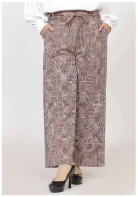 Celana Kulot Lebar Highwaist Jumbo Plus Size 1