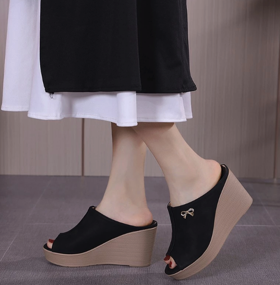  ELLORA Sandal Wedges Wanita EB530-01