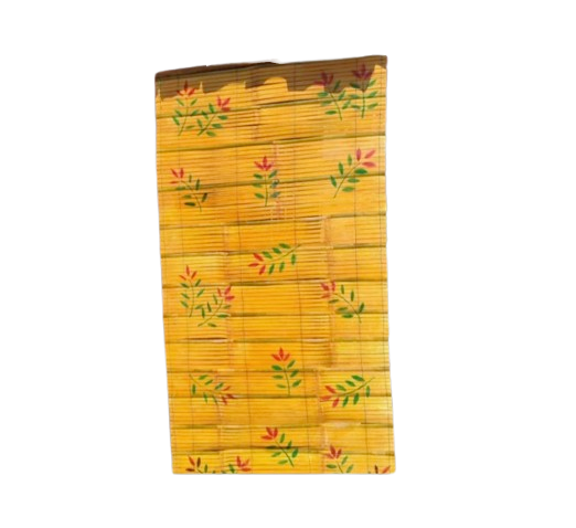 Tirai Bambu Gulung Motif 