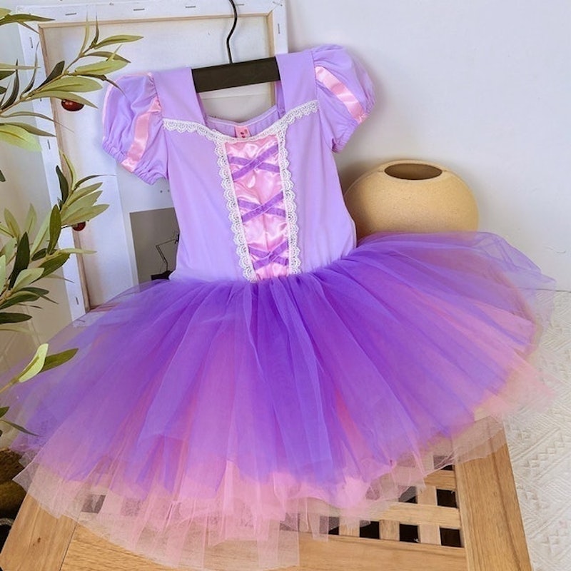 Baju balet Kostum Ballet Putri Princess RAPUNZEL 2