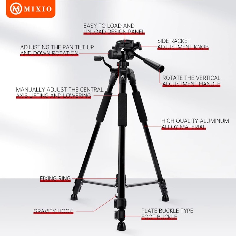MIXIO Tripod Bluetooth Profesional 4