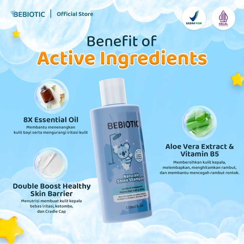 Bebiotic Naturale Shine Shampoo 2
