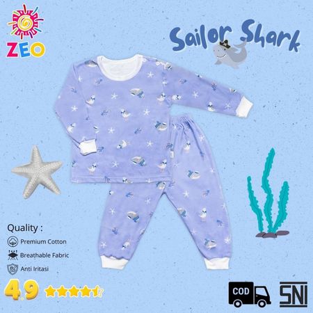 Zeo Baby Kids Piyama Lengan Panjang  5