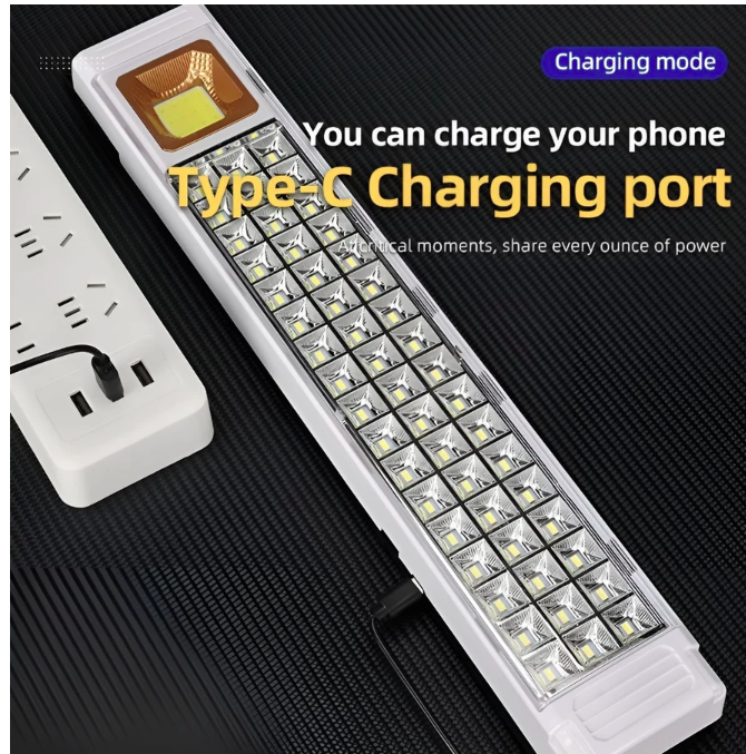 H2S H2S Lampu Emergency Solar Charging HSB7000