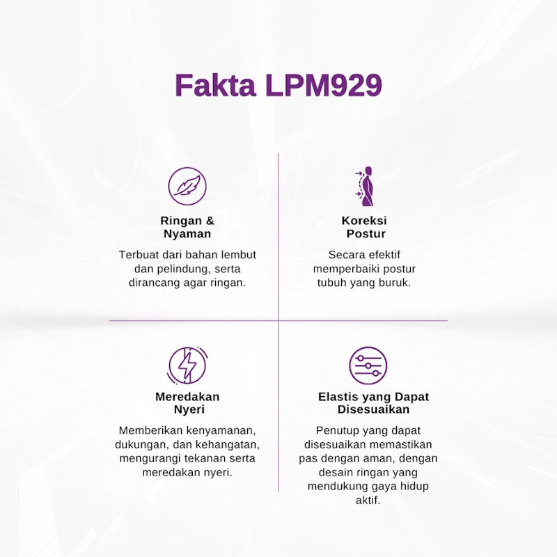 LPM Posture Support Brace 5