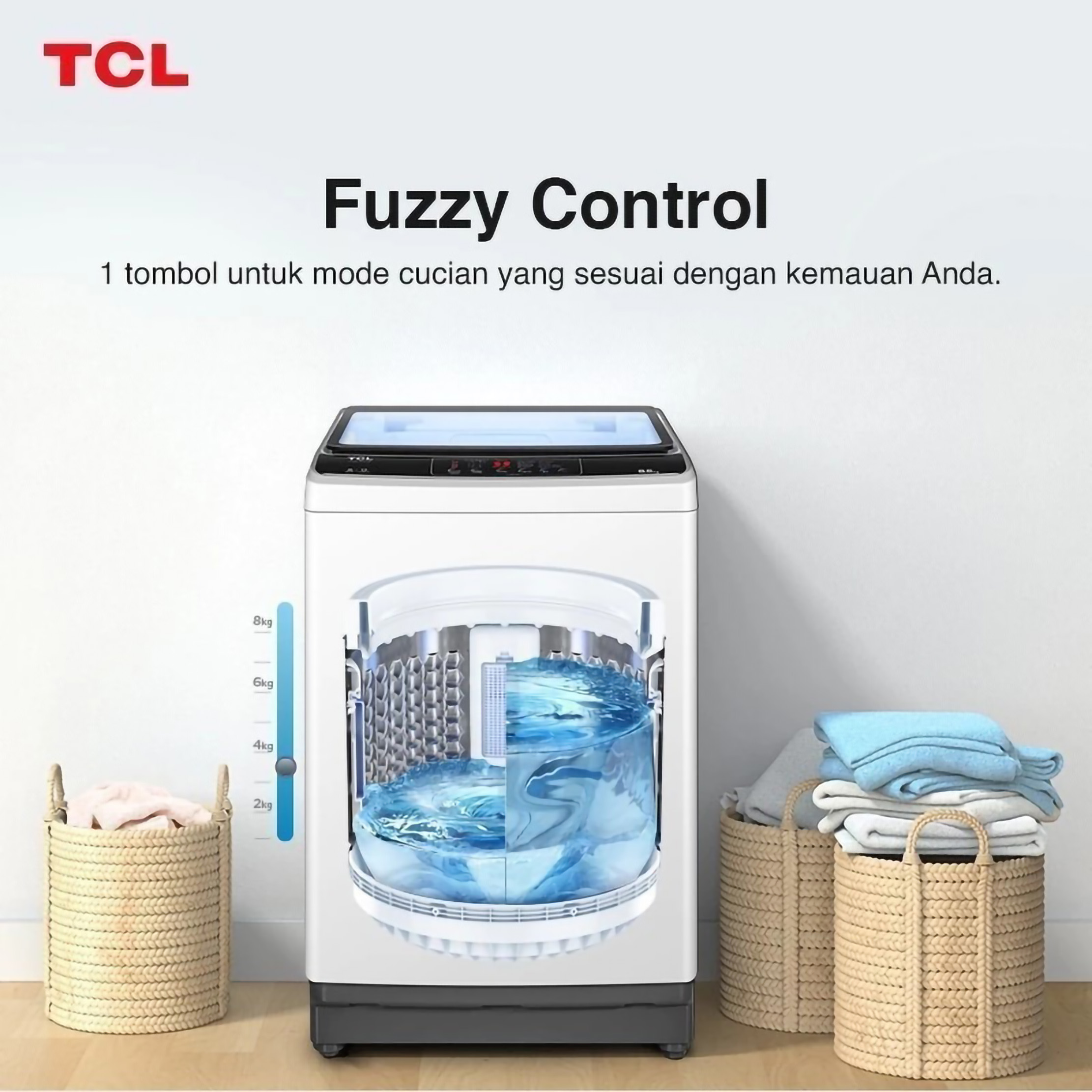 TCL Technology TCL Mesin Cuci Top Loading 7 kg TWA75-10GM