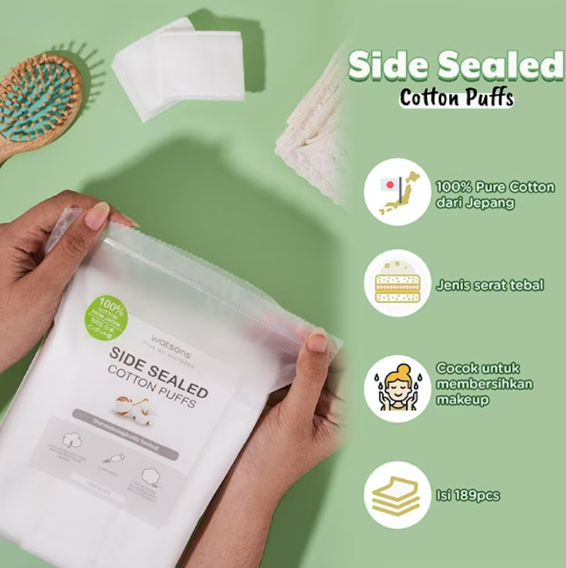 W SIDE SEALED COTTON PUFFS 189S 4