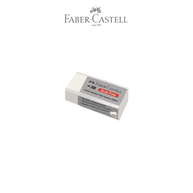 Faber-Castell Eraser Dust-Free Small White 2