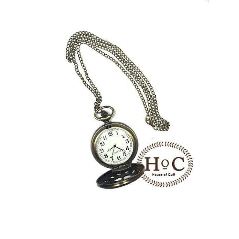 POCKET WATCH GOLD RUSTIC ENAMEL 3