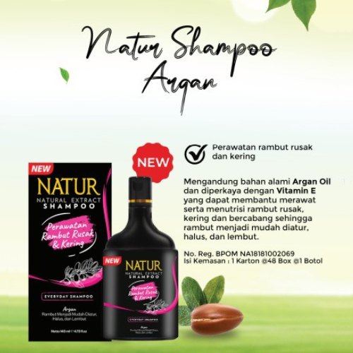 Gondowangi Tradisional Kosmetika Natur Hair Care Shampoo Argan 