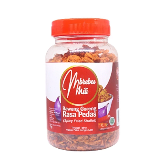 Mbrebes Mili Bawang Goreng Rasa Pedas 