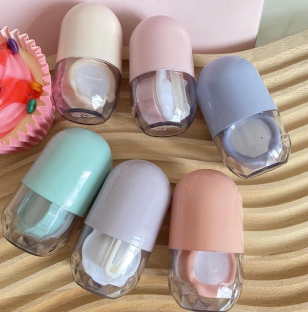  Acrylic Capsule Softlens Case 