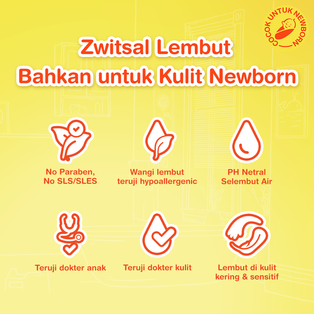 Unilever Indonesia Zwitsal Hair & Body Bath Antibacterial