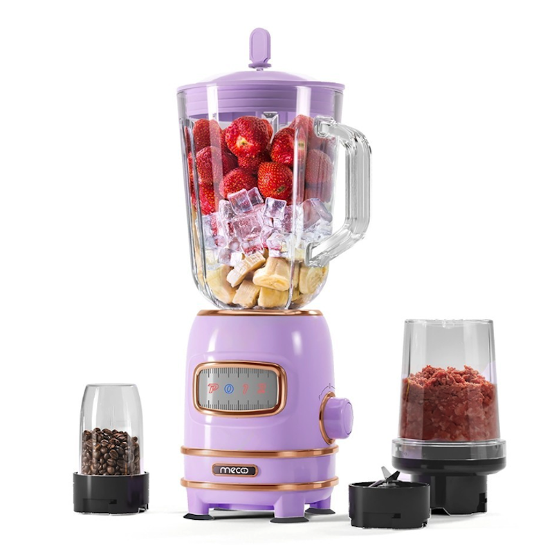 Mecoo Most Aesthetic 4 in 1 Ice Crusher Blender 1