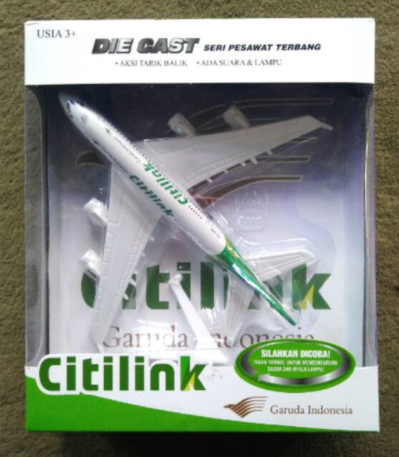 Die Cast Seri Pesawat Terbang Citilink