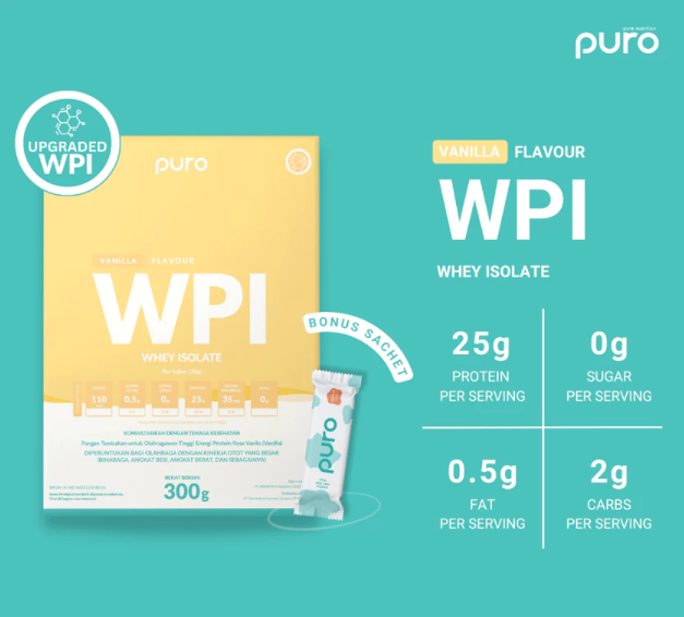 Puro ISOPRO WPI Whey Isolate Plain 3