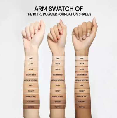 Rose Cosmetics International Rosé All Day The Realest Lightweight Compact Powder Honey