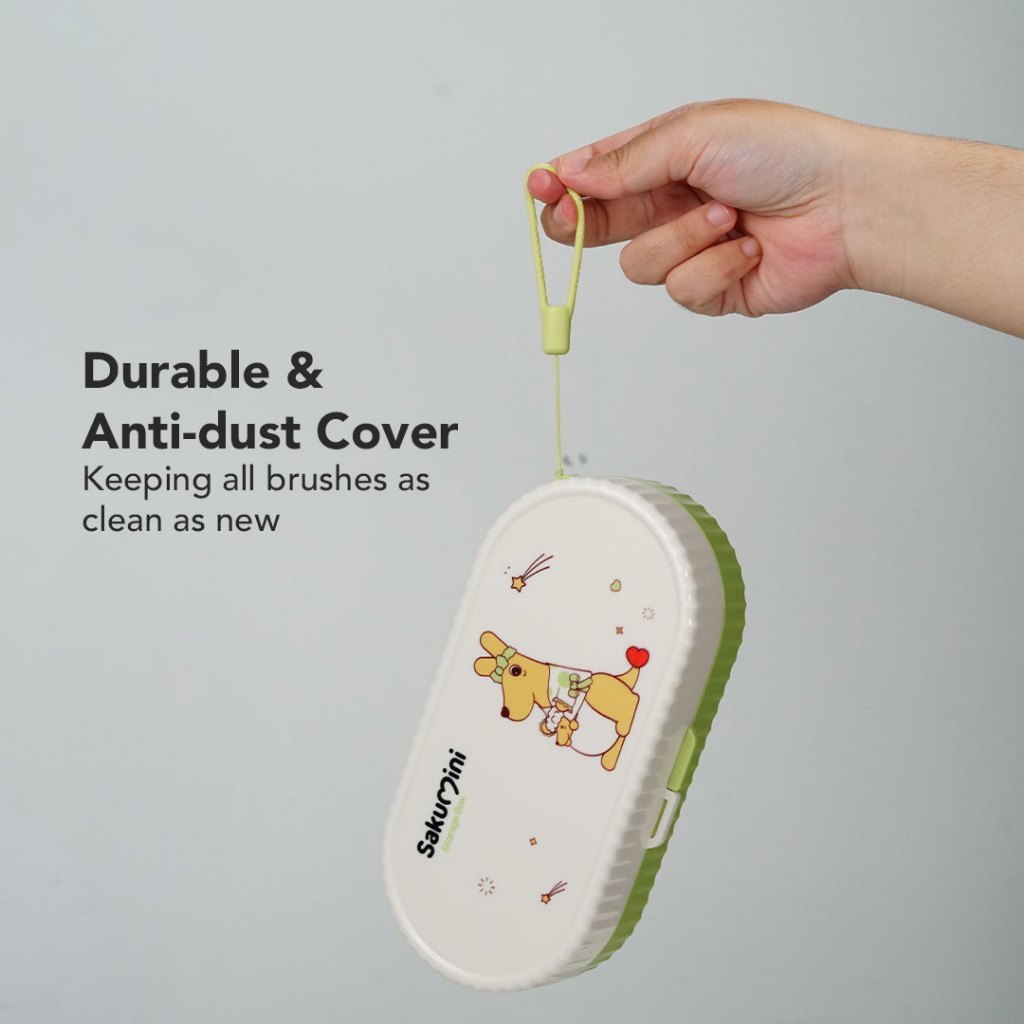 Kiip Kiip Indonesia Sakumini 6in1 Travel Brush Kit Bottle Cleaner