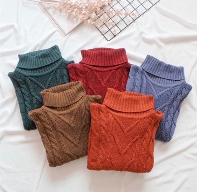  Cable Turtleneck Premium