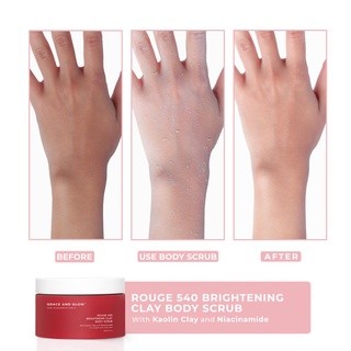 Nayue Kosmetik Grace and Glow Rouge 540 Brightening Clay Body Scrub