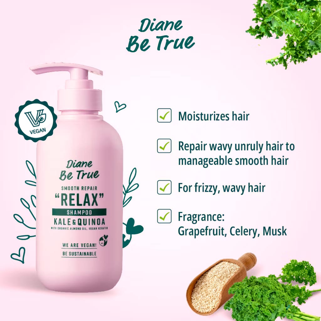 NatureLab Diane Be True Smooth Repair Relax Shampoo