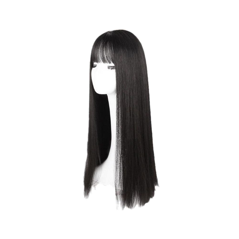Full Wig Korean 70 cm Hitam Alami