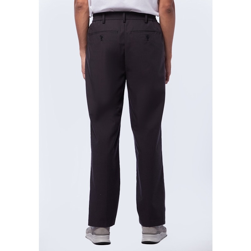 The Executive Relaxed Fit Formal Pants Dark Grey 2