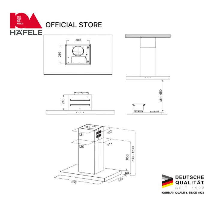 Häfele Indotama HÄFELE  Regensburg Cooker Hood