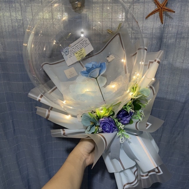 Bouquet Balloon + Flowers 4