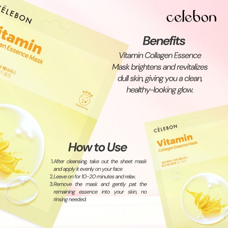Célebon Vitamin Collagen Essence Mask 5