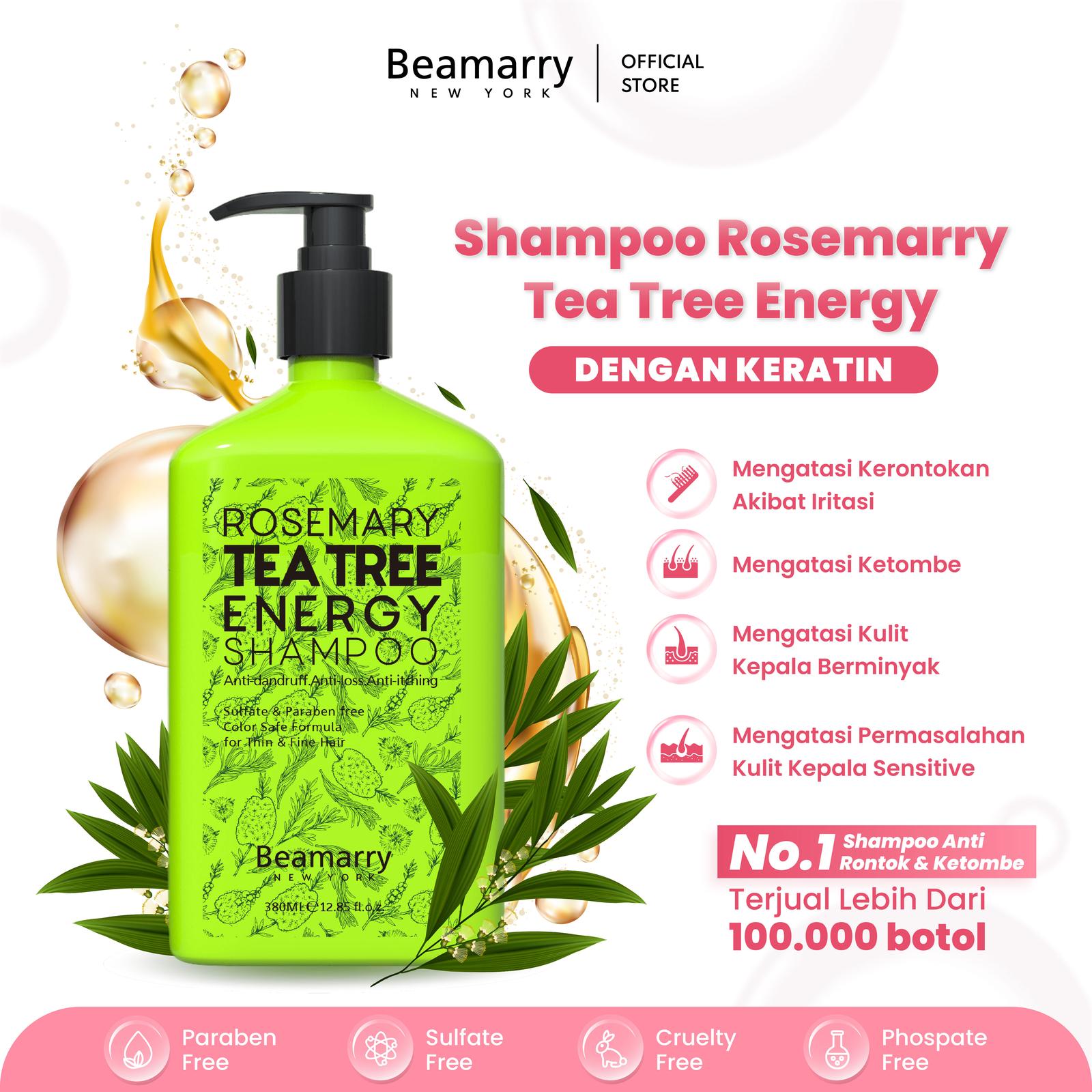 Guangzhou Beamarry Cosmetics Beamarry New York Rosemary Tea Tree Energy Shampoo 