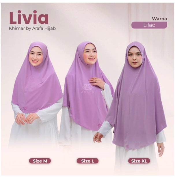 Arafa Berkah Indonesia Arafa Hijab Khimar Livia