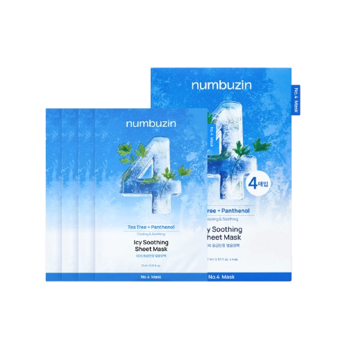 Numbuzin No.4 Icy Soothing Sheet Mask