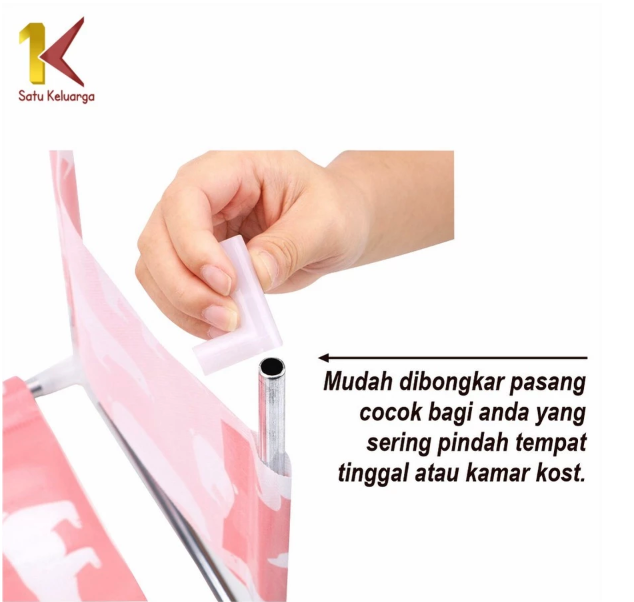  Satu Keluarga Rak Sepatu 3 Susun C98